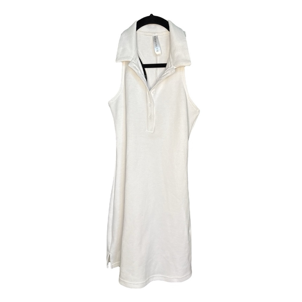 Kimberly C Tennis Court Chic Active Dress in White size Small